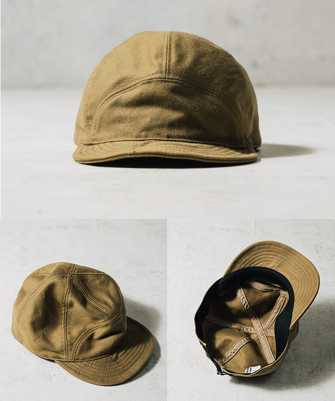 HIGHER ハイヤー CORDLANE PANEL CAP コードレーン キャップ 帽子 シンプル 無地 メンズ レディース カジュアル 日本製 綿 コットン 軽い アウトドア