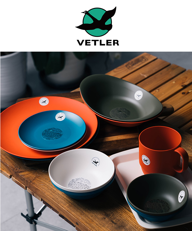 VETLER ベトラー CURRY PLATE カレープレート 電子レンジ可 食洗器可 プレート ペンプレート リサイクルプラスチック キャンプ ピクニック