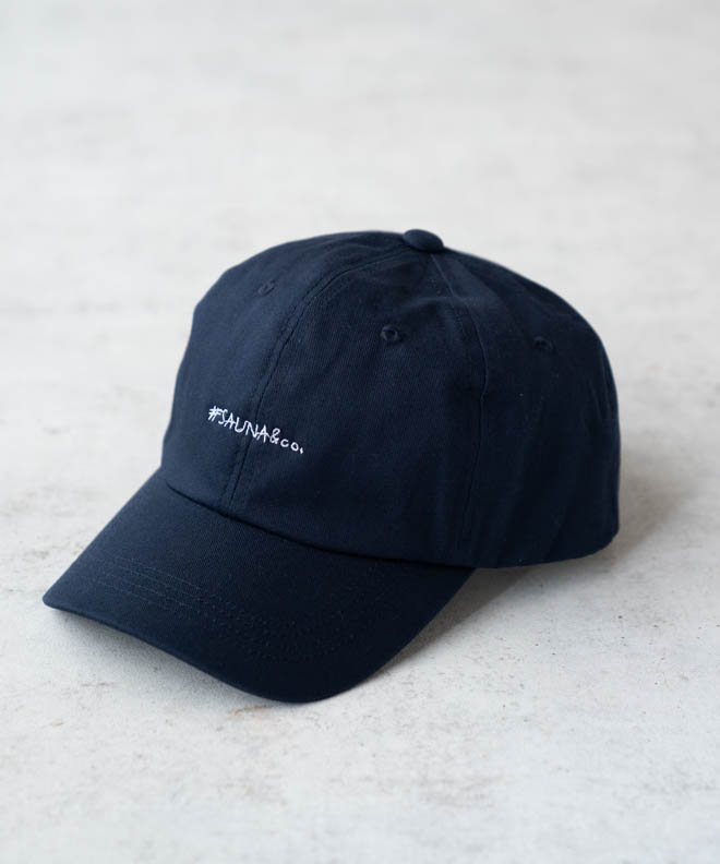 SAUNA&co. サウナアンドコー #SAUNA COTTON CAP サウナコットンキャップ 帽子 メンズ レディース シンプル 綿 コットン ロゴ