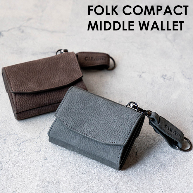 CIE FOLK COMPACT MIDDLE WALLET | nakota