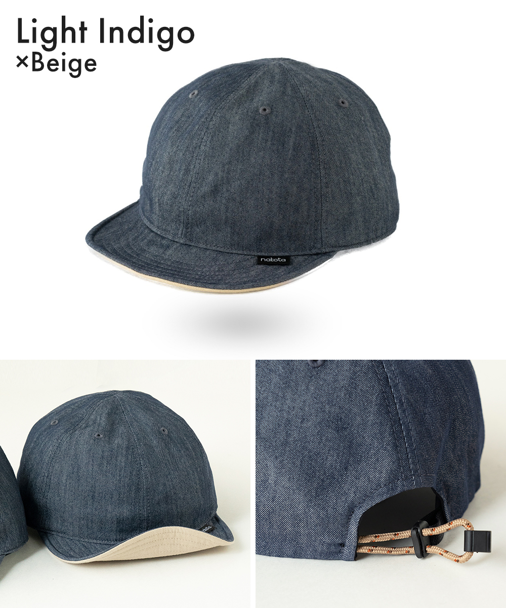 nakota ナコタ Nylon Denim activity cap 帽子 ベースボールキャップ デニム メンズ レディース