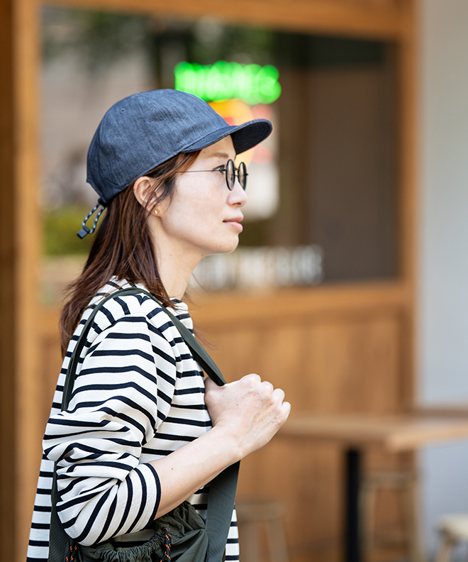 nakota ナコタ Nylon Denim activity cap 帽子 ベースボールキャップ デニム メンズ レディース