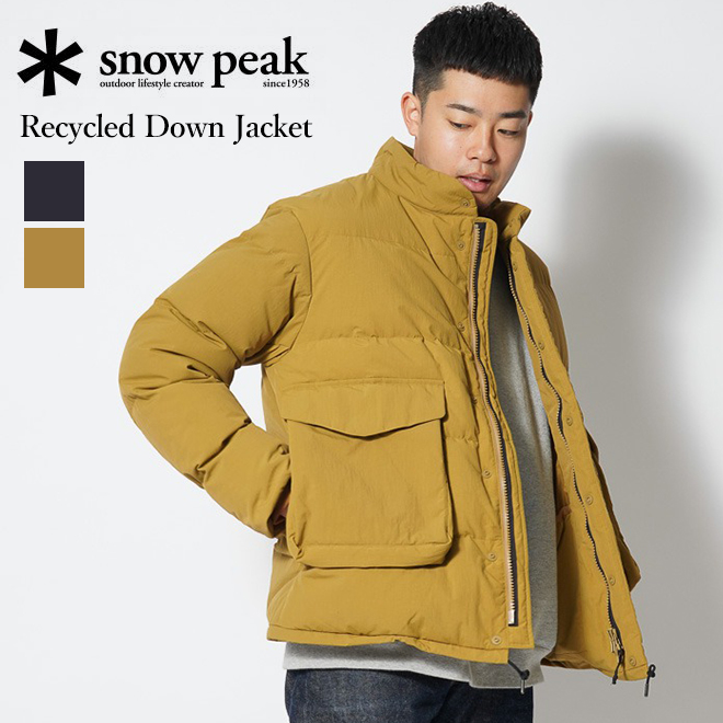 snow peak スノーピーク Recycled Down Jacket リサイクル ダウン ジャケット スタンドカラー