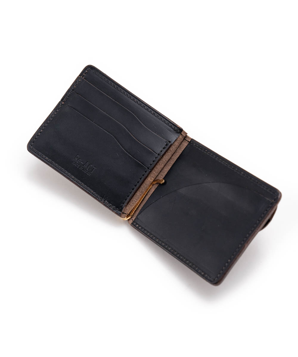Re-ACT リアクト Chromexcel Leather Fringe Money Clip Wallet クロムエクセル レザー フリンジ マネークリップ