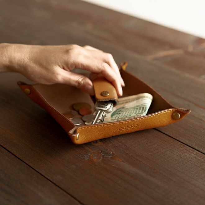 nakota Colunaline トラベルレザートレイ 日本製