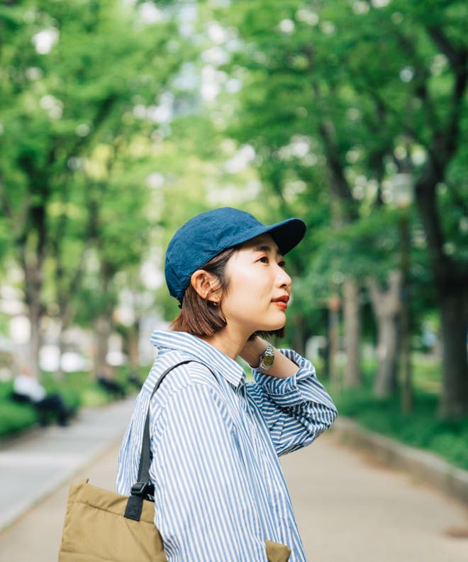 綿麻ウェザーキャップ HIGHER COTTON LINEN WEATHER CAP