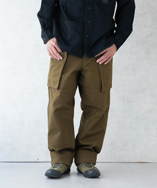 Snow Peak - リッラクマ タキビキャンピング パンツ M  2点  ネイビー オリーブ Printed Insect Shield Mesh Pants L Lightgrey(PA-24SU01104LGY