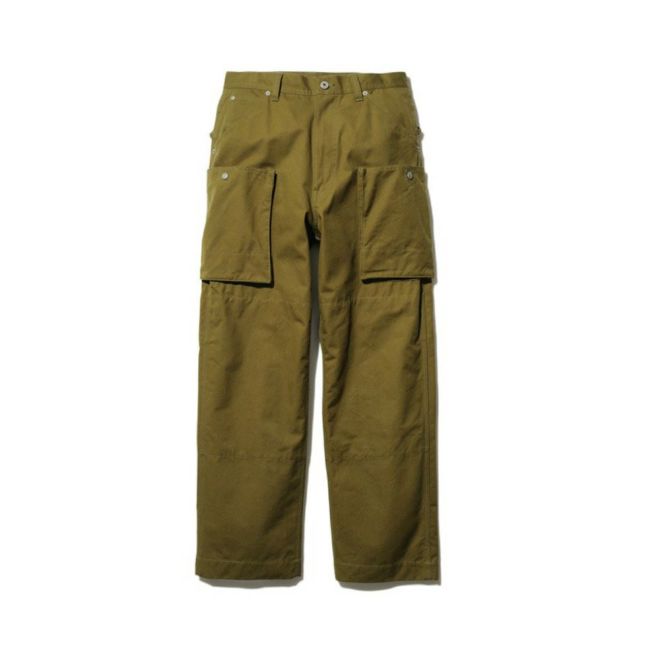 snow peak TAKIBI仕様 カーゴパンツ S オリーブ snow peak カーゴパンツ TAKIBI Weather Cloth Pants 難燃