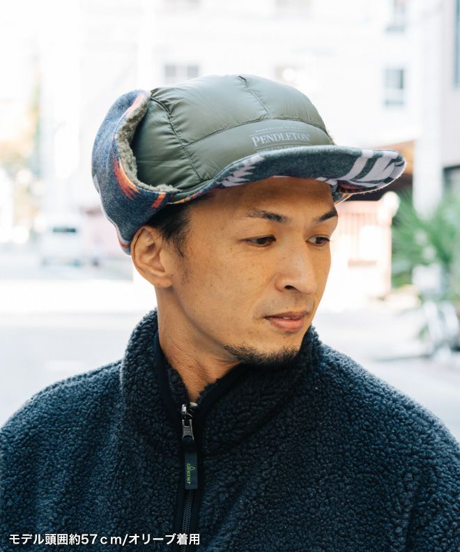 PENDLETON×TAION REVERSIBLE WARM CAP フライトキャップ