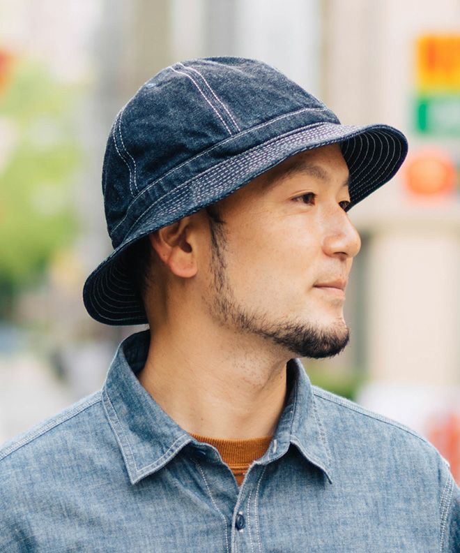 HIGHER SELVEDGE DENIM HAT ONE WASH | nakota