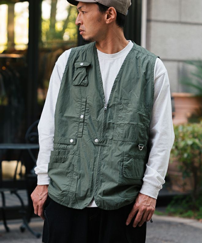 garage green warksTOOLS BAG TYPEWRITER ベスト | nakota