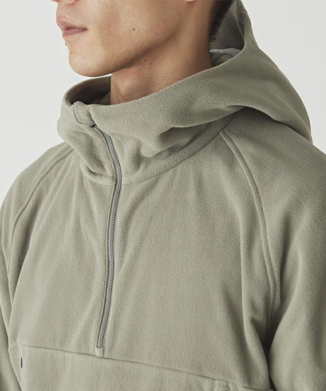 snow peak スノーピークMicro Fleece Half zip Hoodie マイクロ